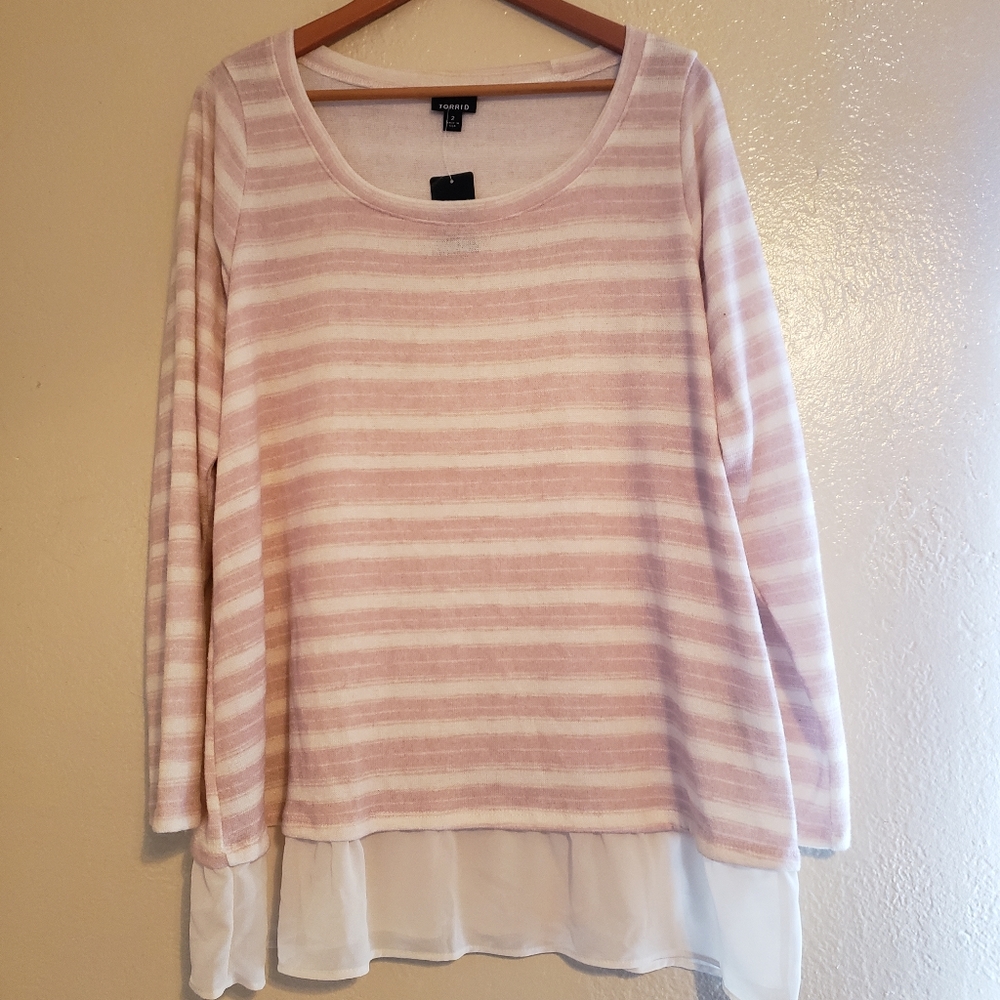 Torrid Pink Ivory Size 2